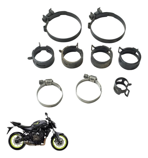 Kit Abraçadeiras Yamaha Mt 07 15-18 Original