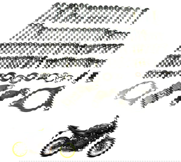 Kit Parafuso Motor Yamaha Mt 07 15-18 Original