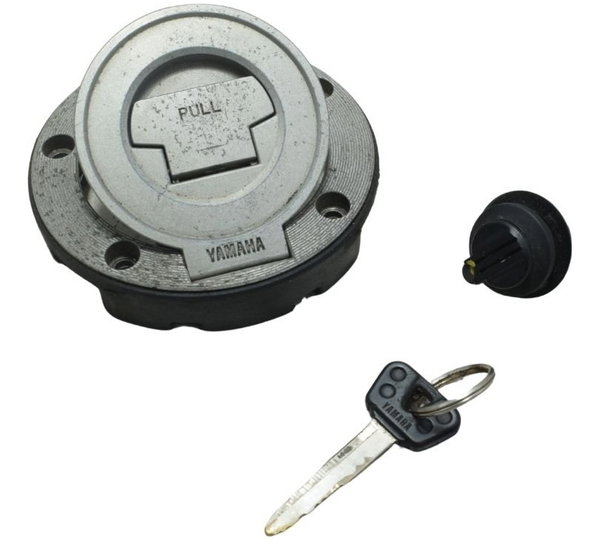 Tampa Tanque Com Trava Ferramen Yamaha Xtz 250 Tenere 11-15 Cinza