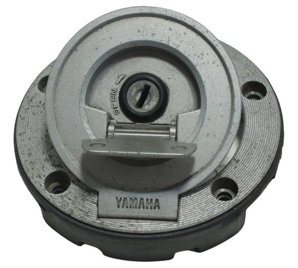 Tampa Tanque Com Trava Ferramen Yamaha Xtz 250 Tenere 11-15 Cinza