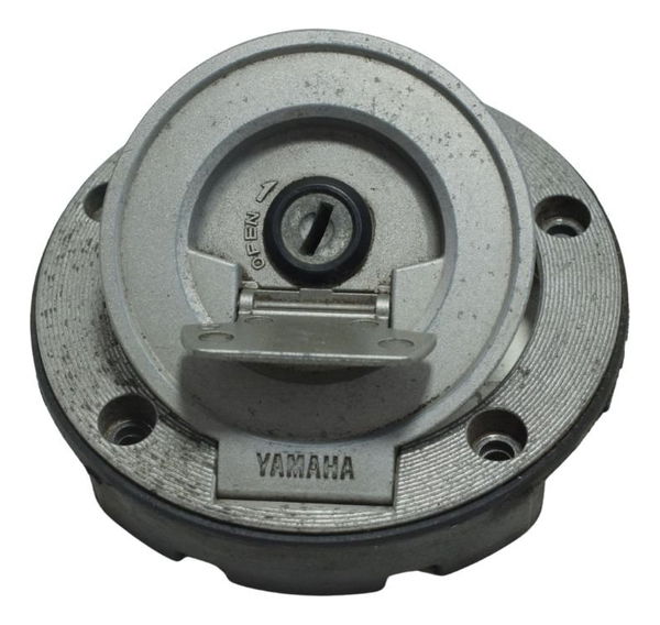 Tampa Tanque Com Trava Ferramen Yamaha Xtz 250 Tenere 11-15 Cinza