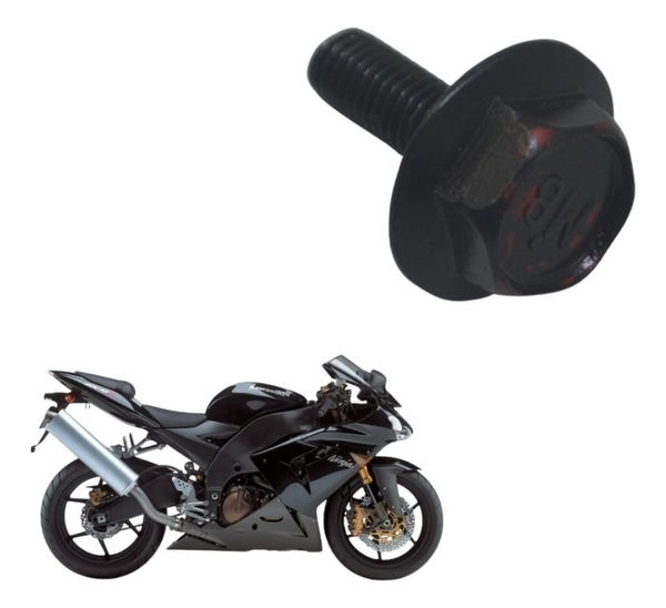 Parafuso Virabrequim Direito Kawasaki Zx 10r 05-06 Original