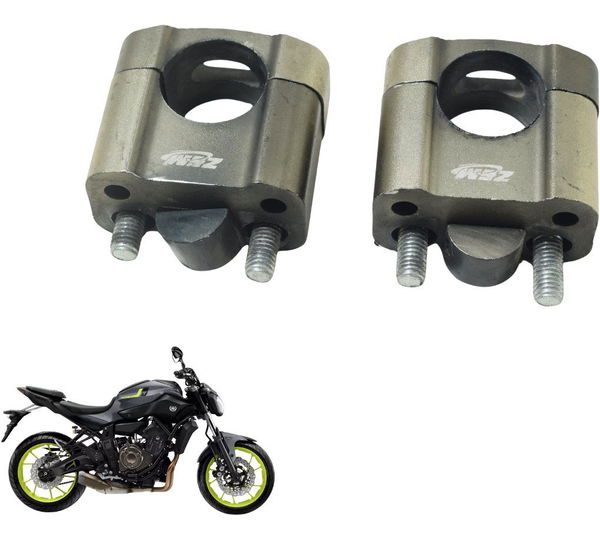 Par Riser Guidão Zem Yamaha Mt 07 15-18