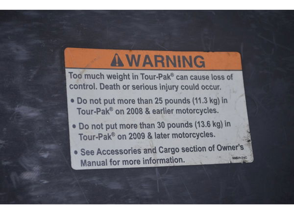 Tampa Tour Pack Harley Davidson Touring 14-23 Original
