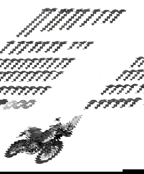 Kit Parafusos Carenagem Bmw R 1200 Gs 08-12 Original