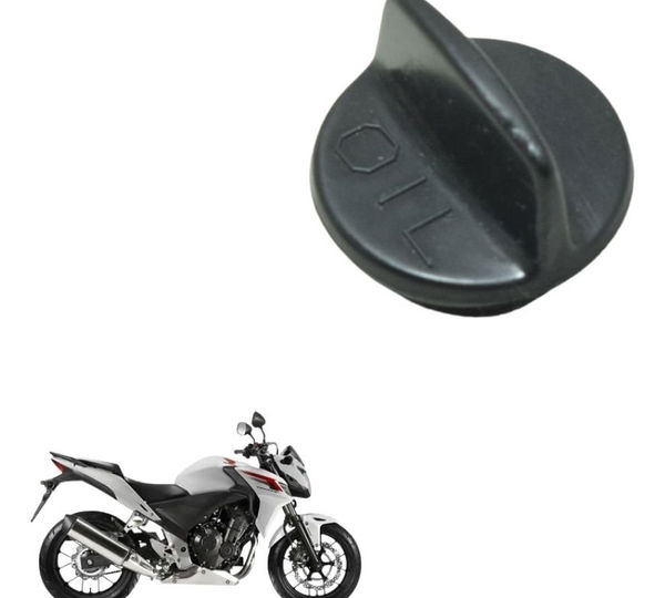 Tampa Óleo Honda Cb 500f 14-16 Original Cinza-escuro