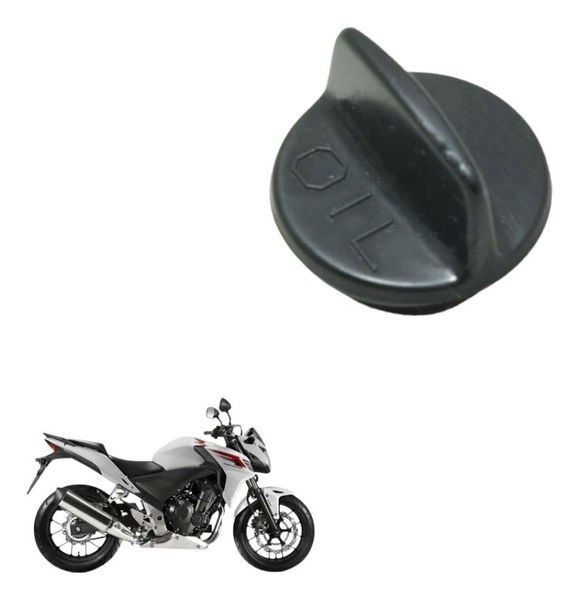 Tampa Óleo Honda Cb 500f 14-16 Original Cinza-escuro