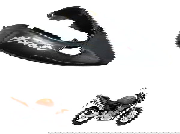 Carenagem Rabeta C/avaria Honda Cb 600f Hornet 04-07 Origina Preto