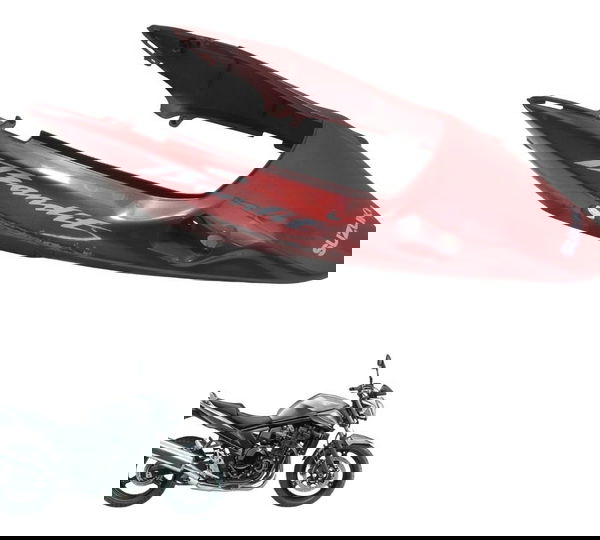 Carenagem Rabeta C/avaria Suzuki Gsx 650 Bandit N 11-16 Orig Vermelho