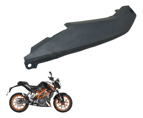 Carenagem Rabeta Inferior Esq Ktm Duke 200 12-17 Original Preto