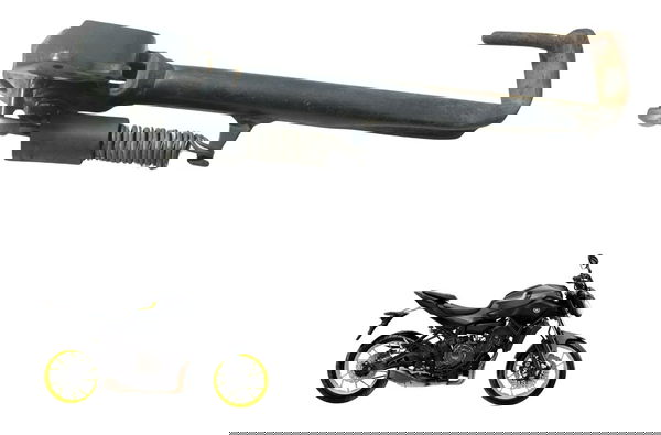 Pedal Descanso Lateral Yamaha Mt 07 15-18 Original