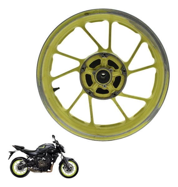 Roda Traseira Yamaha Mt 07 15-18 Original Amarelo