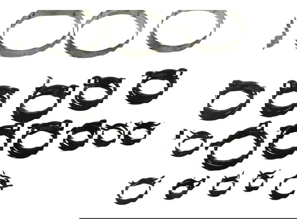 Kit Abraçadeiras Diversas Triumph Tiger 900 Rally Pro 20-23