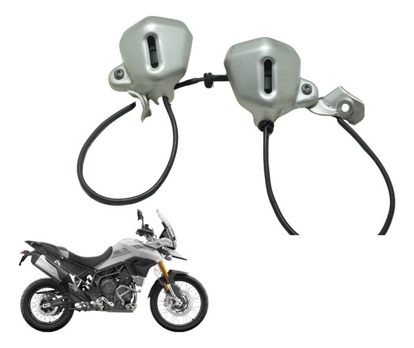 Par Farol Milha C/protetor Triumph Tiger 900 Rally Pro 20-23 Ambos Lados