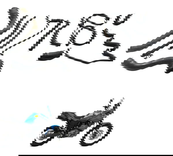 Kit Mangueiras Yamaha Xt 660z Tenere 12-15 Original