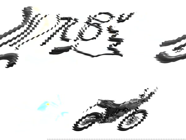 Kit Mangueiras Yamaha Xt 660z Tenere 12-15 Original