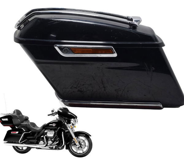 Alforge Esquerdo Harley Electra Touring M8 114 19-23 Origina Preto