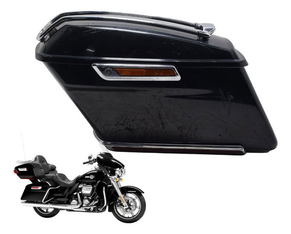 Alforge Esquerdo Harley Electra Touring M8 114 19-23 Origina Preto