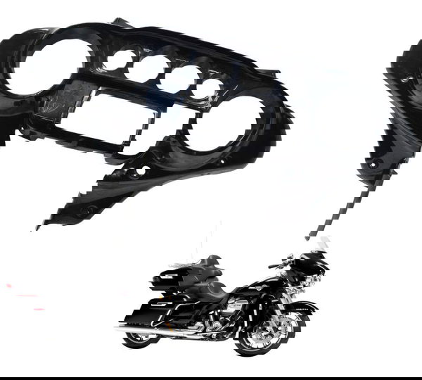 Carenagem Painel Morcegão C/avar Harley Electra Touring 114 Preto