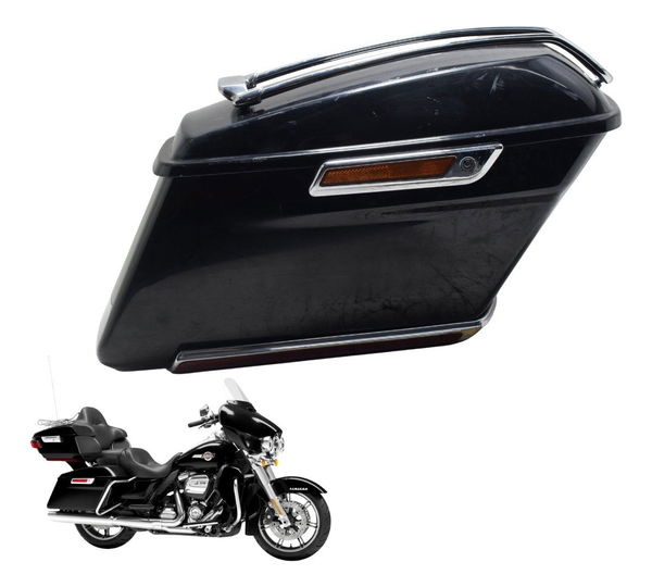 Alforge Direito C/detal Harley Electra Touring M8 114 19-23 Preto