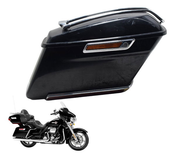 Alforge Direito C/detal Harley Electra Touring M8 114 19-23 Preto