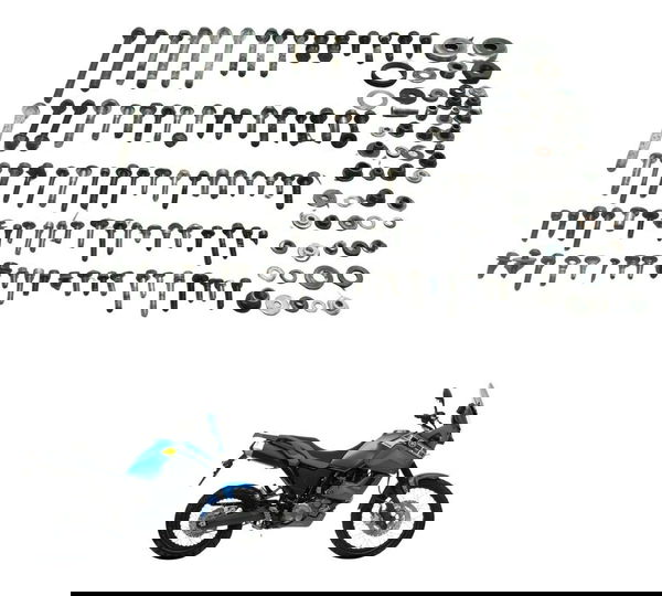 Kit Parafusos Diversos Yamaha Xt 660z Tenere 12-15 Original