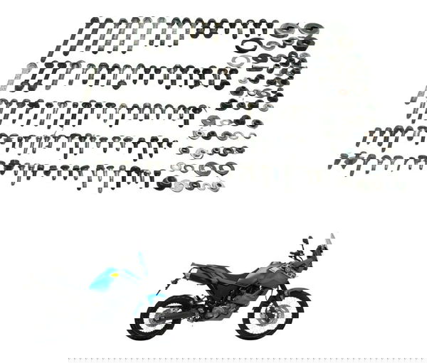 Kit Parafusos Diversos Yamaha Xt 660z Tenere 12-15 Original