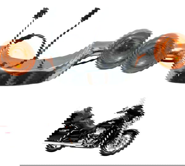 Pisca Traseiro Harley Electra Touring M8 114 19-23 Original Laranja