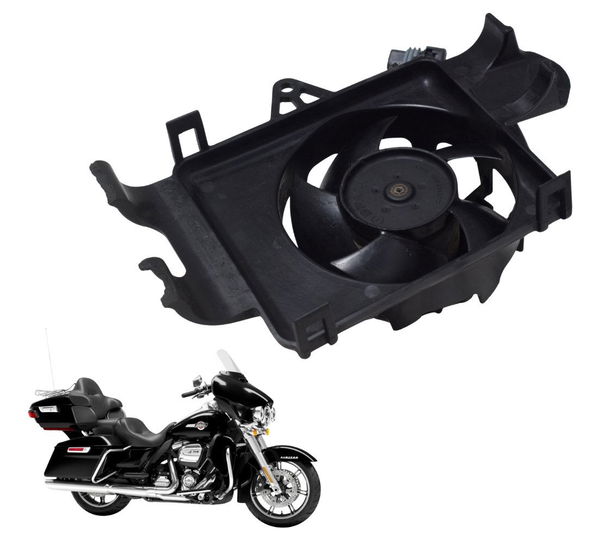 Ventoinha Radiador Esq C/avari Harley Electra Touring M8 114