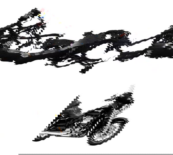 Chicote Principal C/avar Harley Electra Touring M8 114 19-23