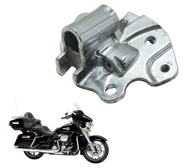 Suporte Pedal Descan C/detal Harley Electra Touring M8 114 Prateado