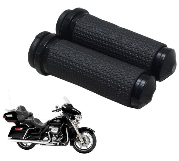 Par Manopla Custom Avon Harley Electra Touring M8 114 19-23 Preto