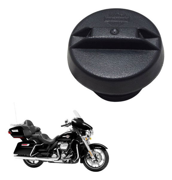 Tampa Tanque Harley Electra Touring M8 114 19-23 Original Preto