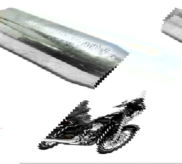 Ponteira Escape Esq C/detal Harley Electra Touring M8 114 19