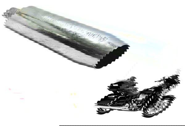 Ponteira Escape Esq C/detal Harley Electra Touring M8 114 19