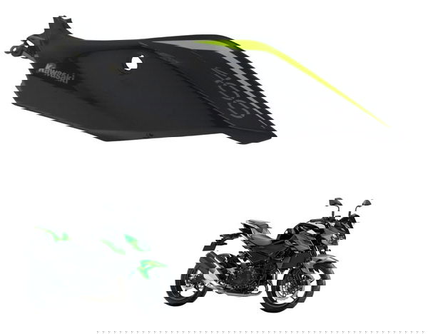 Carenagem Rabeta Esq C/detalhes Kawasaki Z 400 19-23 Origi