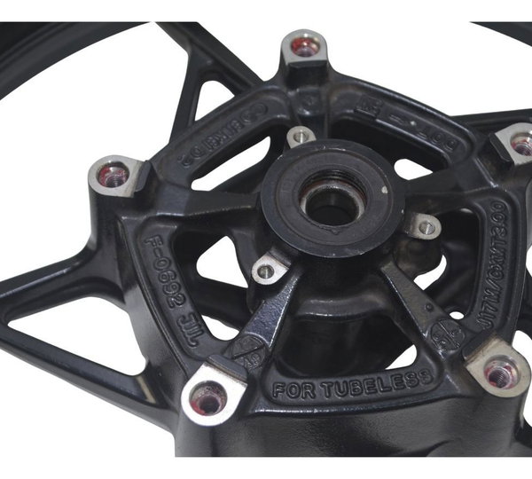 Roda Dianteira C/avaria Kawasaki Z 400 19-23 Original Preto
