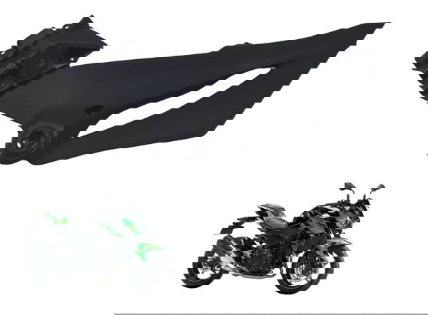 Acabamento Lateral Esquerdo Kawasaki Z 400 19-23 Original