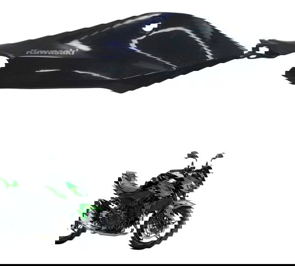 Carenagem Rabeta Esq C/avaria Kawasaki Z 400 19-23 Original