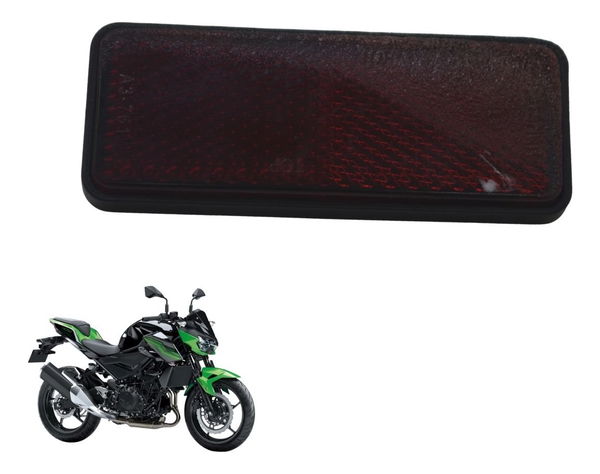 Refletor Olho De Gato C/detal Kawasaki Z 400 19-23 Original