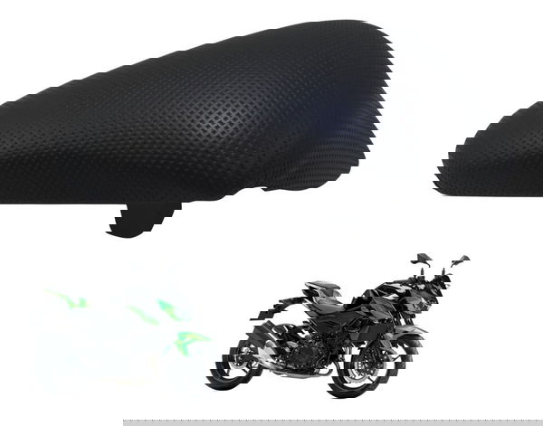 Banco Traseiro Recapado Kawasaki Z 400 19-23 Preto