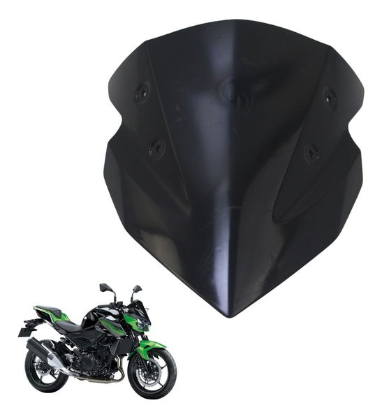 Parabrisa Bolha Kawasaki Z 400 19-23 Original Preto