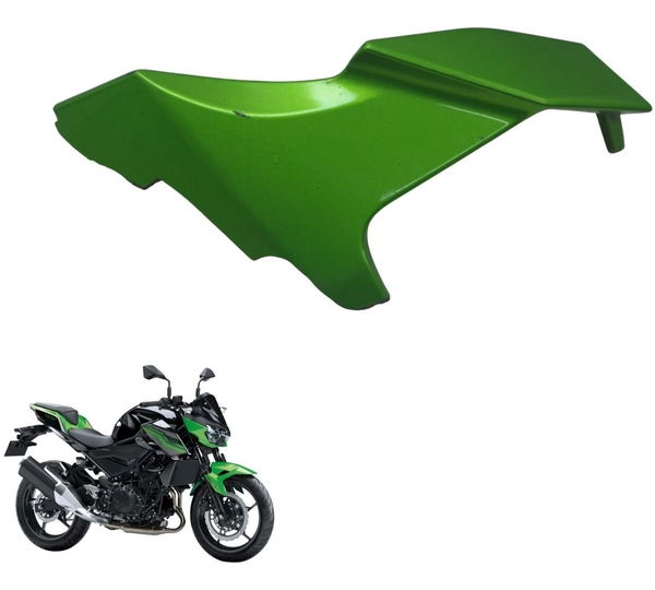 Carenagem Farol Esquerda C/avaria Kawasaki Z 400 19-23 Origi Verde