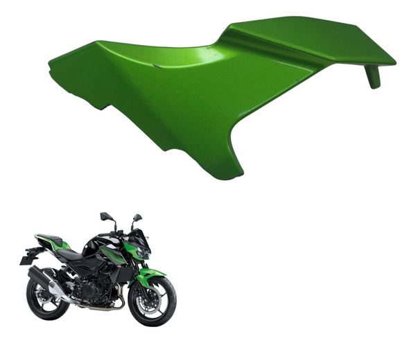 Carenagem Farol Esquerda C/avaria Kawasaki Z 400 19-23 Origi Verde