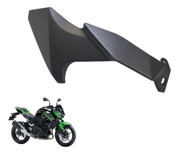 Carenagem Farol Esquerdo Kawasaki Z 400 19-23 Original Cinza-escuro