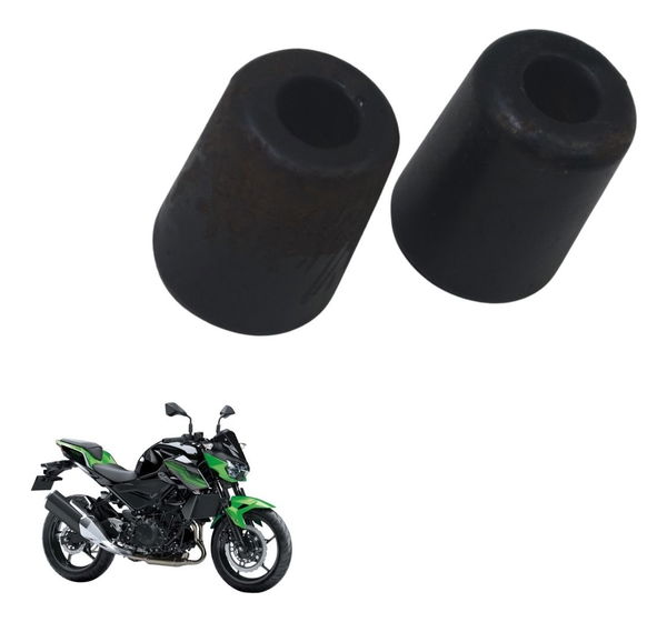 Par Peso Guidão C/ Detalhes Kawasaki Z 400 19-23 Original