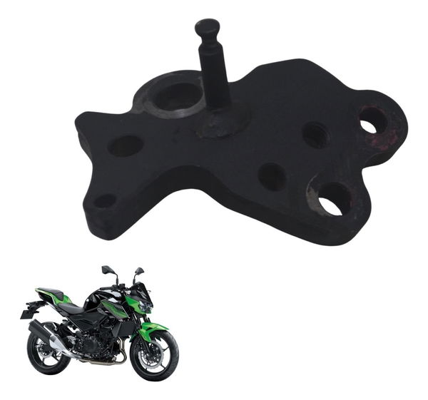 Suporte Pedal Descanso Lateral Kawasaki Z 400 19-23 Original Preto