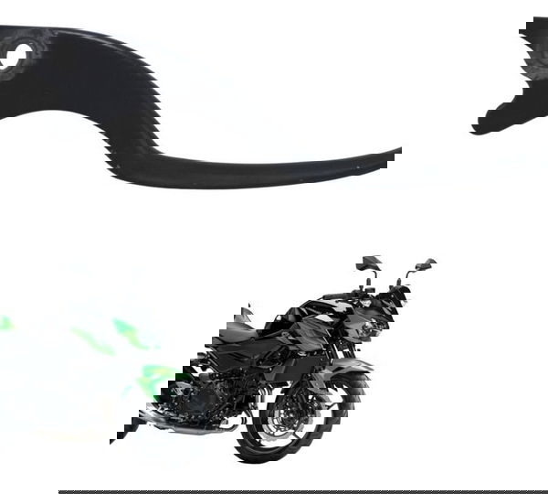 Manete Freio C/ Avaria Kawasaki Z 400 19-23 Original Preto