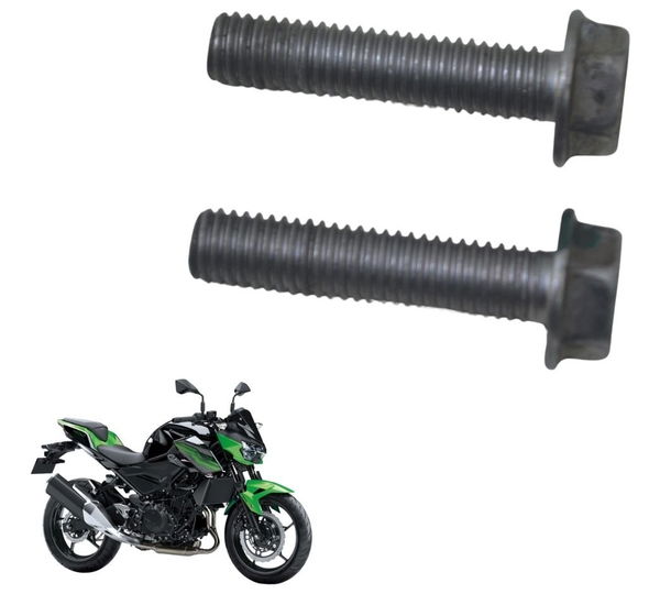 Par Parafuso Pinça Freio Dianteira Kawasaki Z 400 19-23 Orig