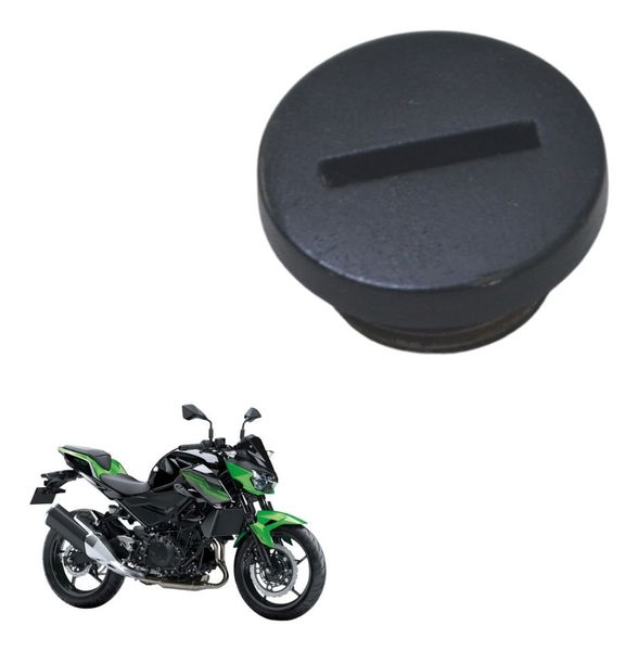 Tampa Ponto Estator Kawasaki Z 400 19-23 Original Preto
